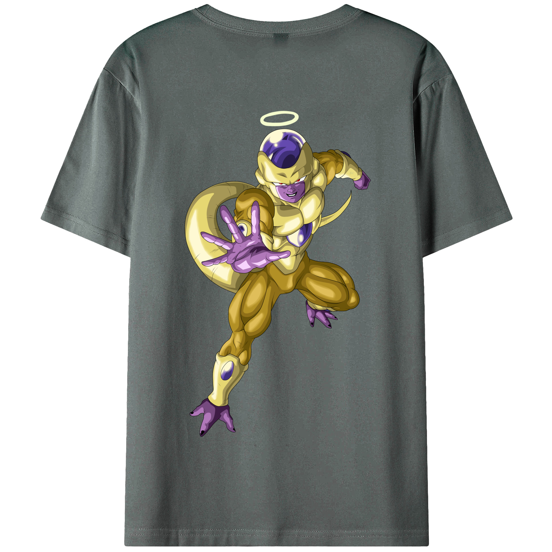 （画像用） ドラゴンボール フリーザ DRAGON BALL Frieza 綿100％半袖Tシャツ（背面プリント）